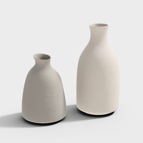 Elegant Low-Poly Vase 3D model for Interior Design