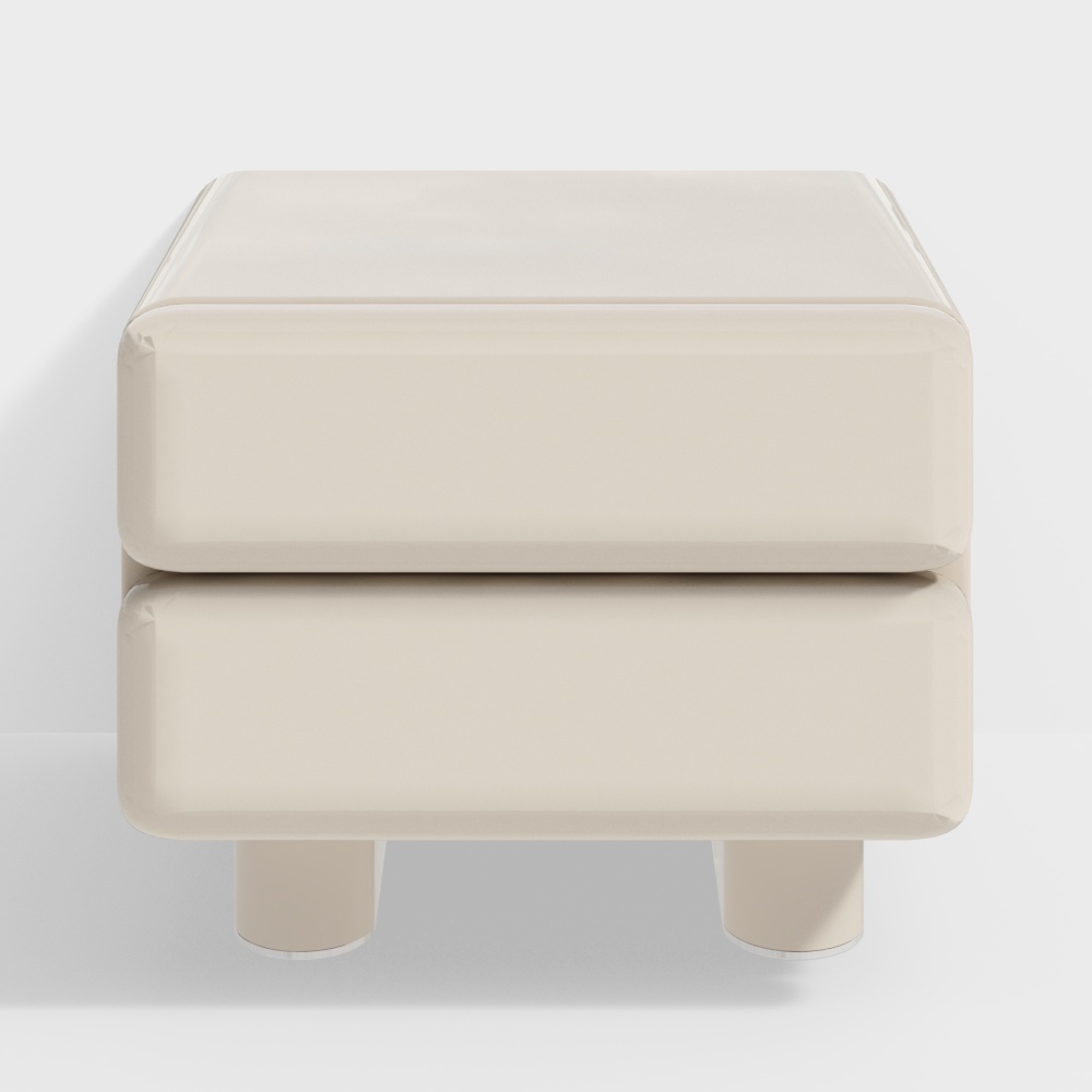 Cream style bedside table