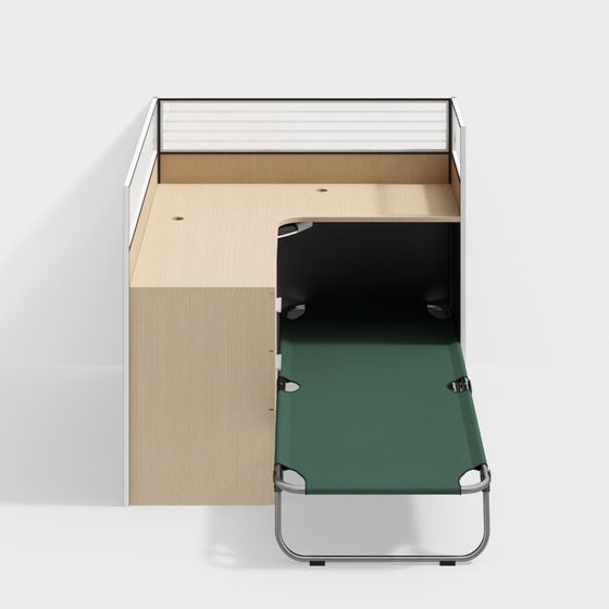 Portable Workspace 3D model for Modern Interiors