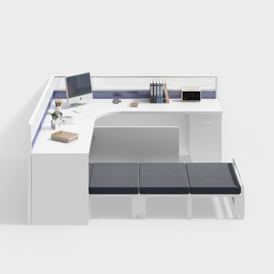 Urban Workspace 3D model for Modern Offices