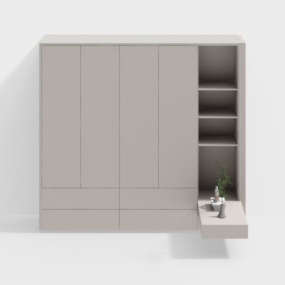 Urban Storage Cabinet 3D model