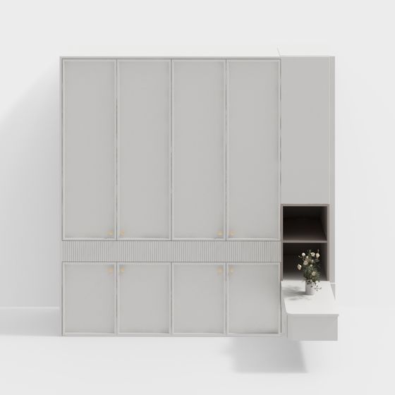 Urban Storage Cabinet 3D model
