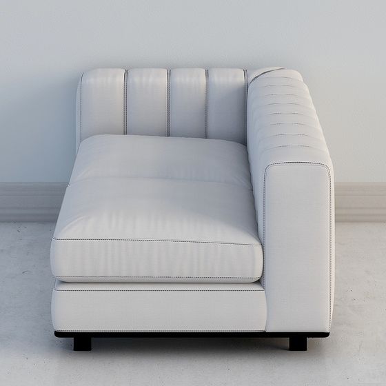 Urban Comfort Minimalist Sofa 3D model