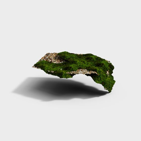 Mossy Rock 3D Model