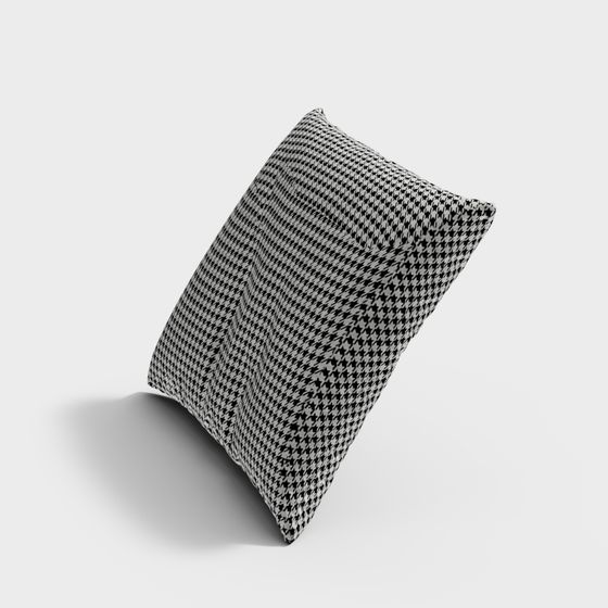 Minimalist Low-Polygon Pillow 3D model