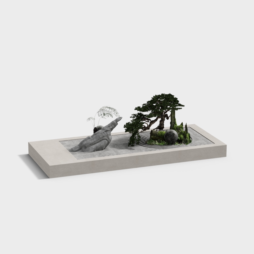 New Chinese style interior landscape