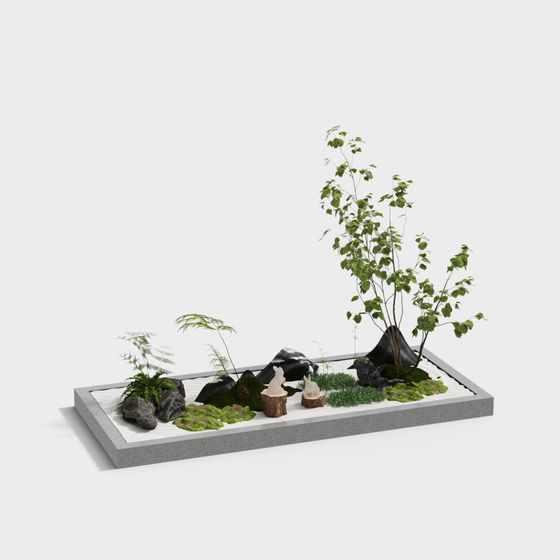 Zen Garden 3D Model for Designers and Developers