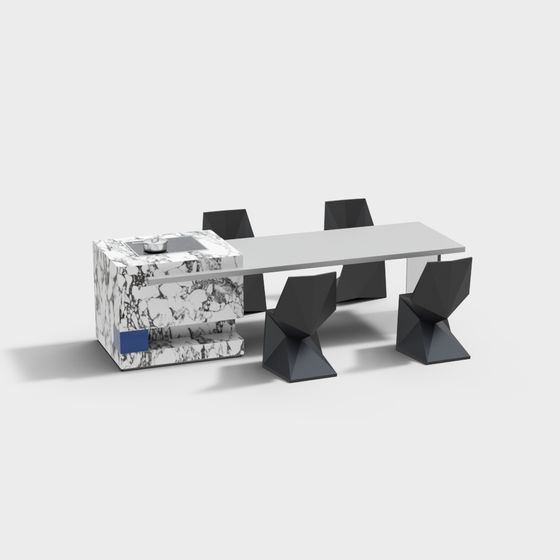 City Lounge 3D model for Modern Design