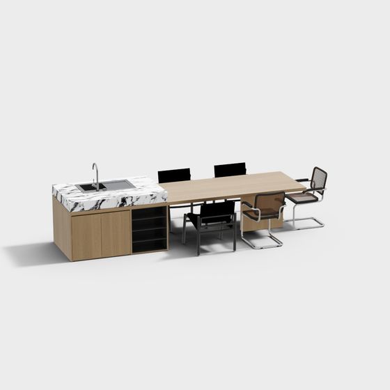 Modern Conference Space 3D model