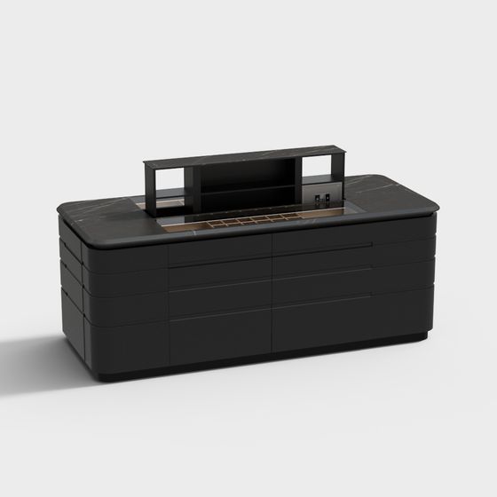 Urban Storage Cabinet 3D model for Modern Spaces