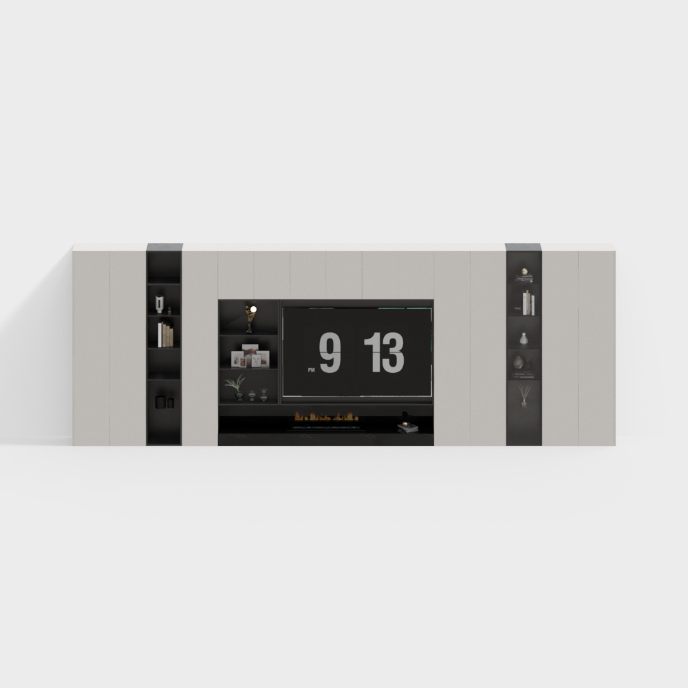 現代電視櫃電視牆