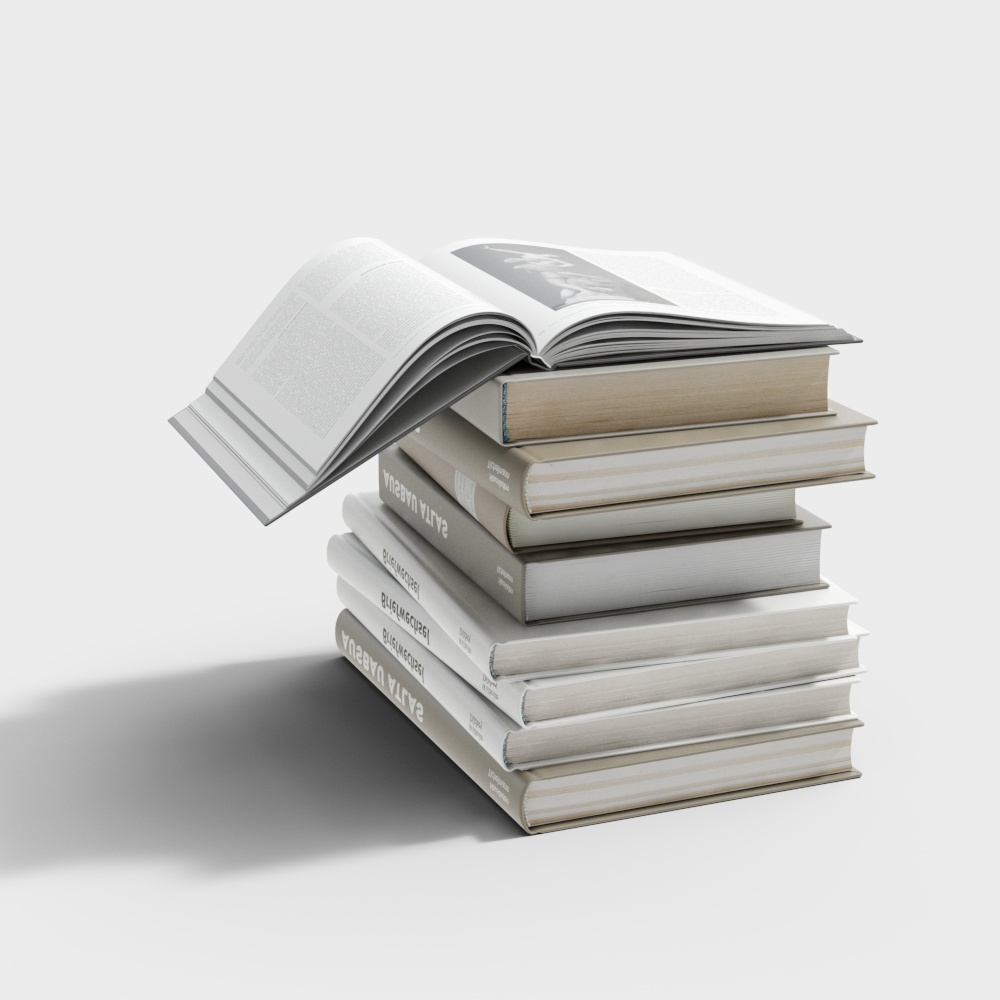 Modern book portfolio