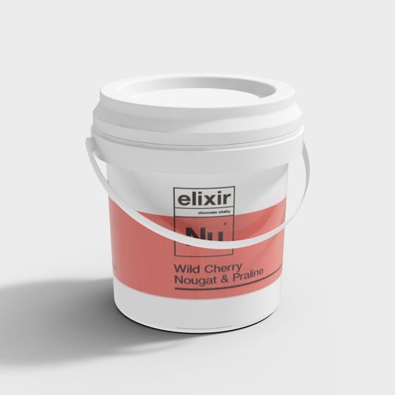 Elixir Wild Cherry Nougat & Praline 3D model for Creative Designs