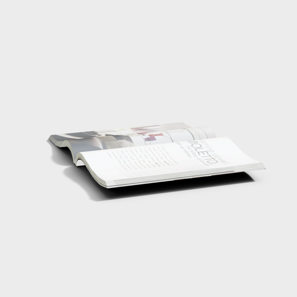 Stylish Book 3D model for Modern Design