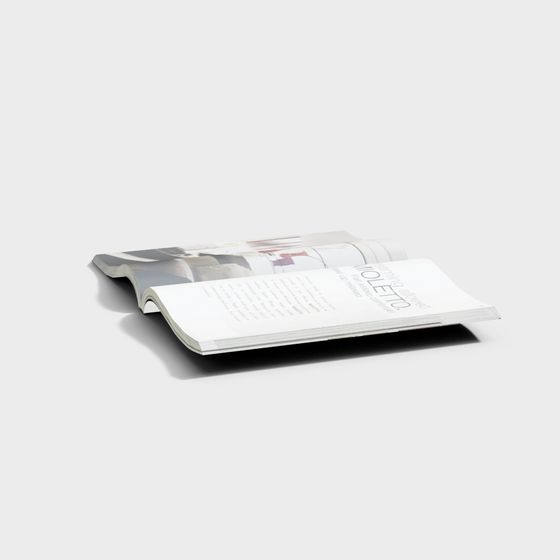 Stylish Book 3D model for Modern Design