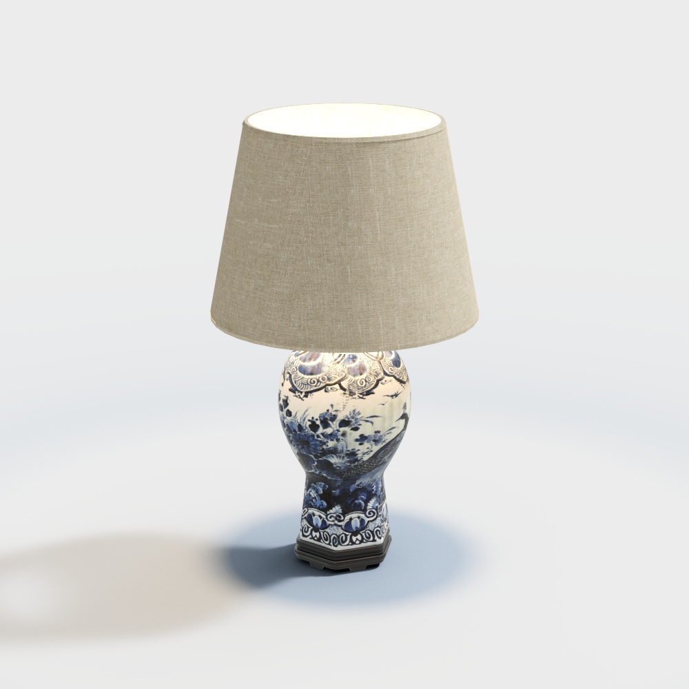 porcelain lamp
