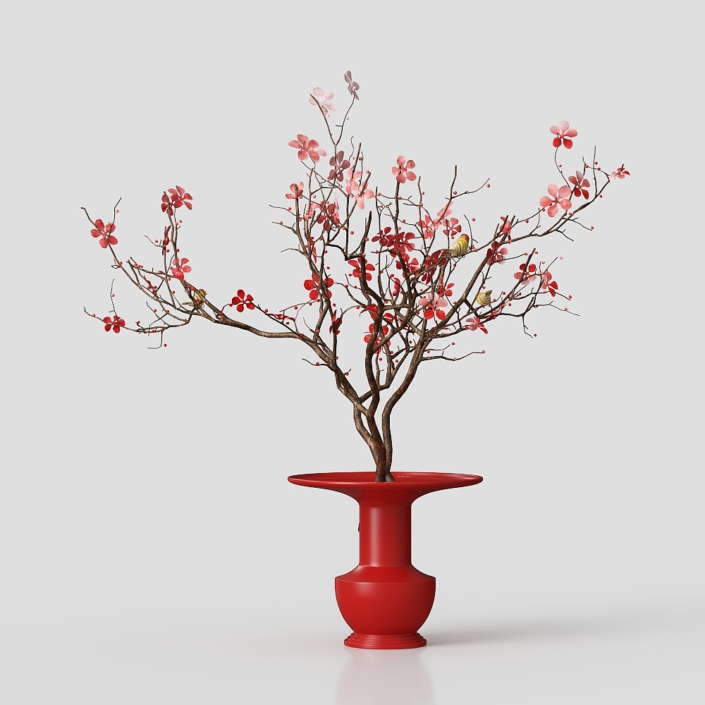 Đồ trang trí bó hoa phong cách Trung Quốc mới