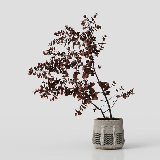 Autumn Green Plant 3D model for Modern Spaces