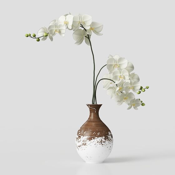 Orchid Vase 3D model