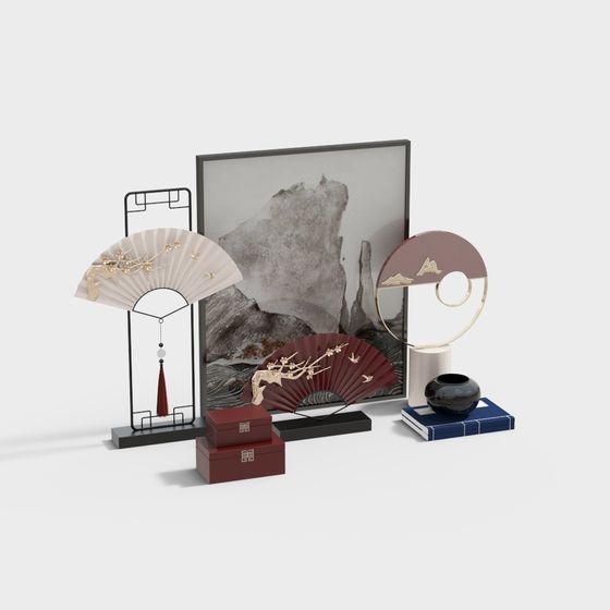 Eastern Elegance 3D model for Contemporary Designs