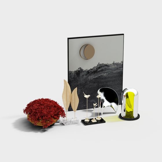 Urban Art Corner Low-Poly 3D model