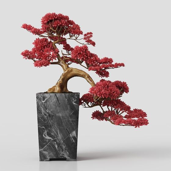 Black New Chinese Style Bonsai Decorative Ornaments