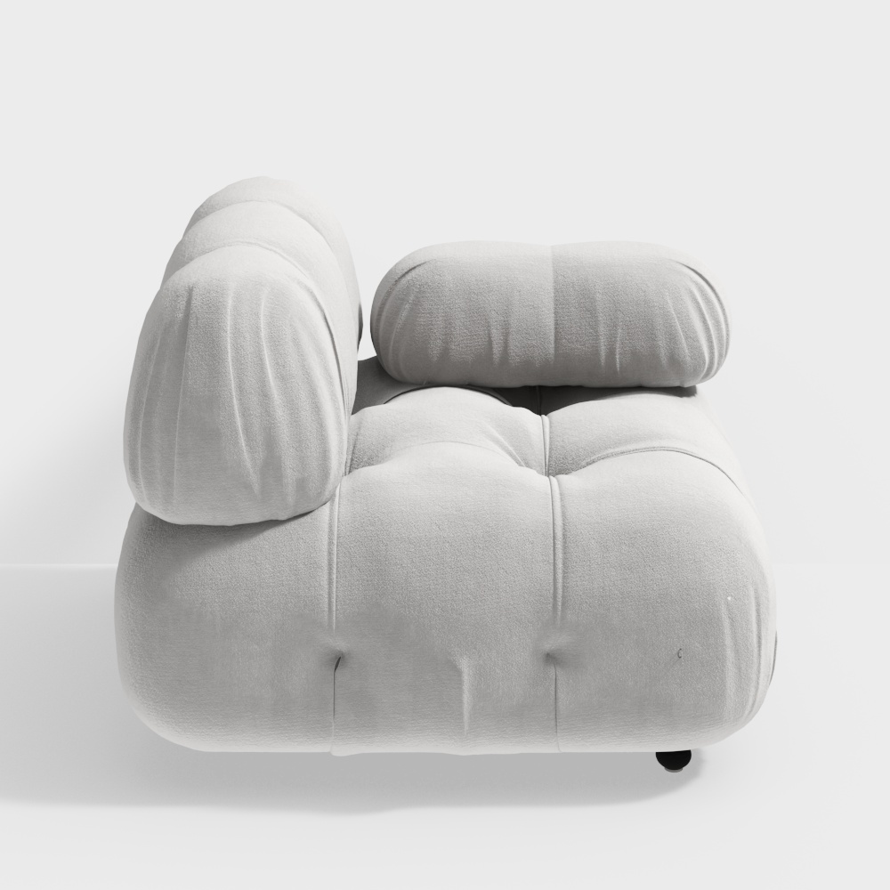 canapé individuel blanc