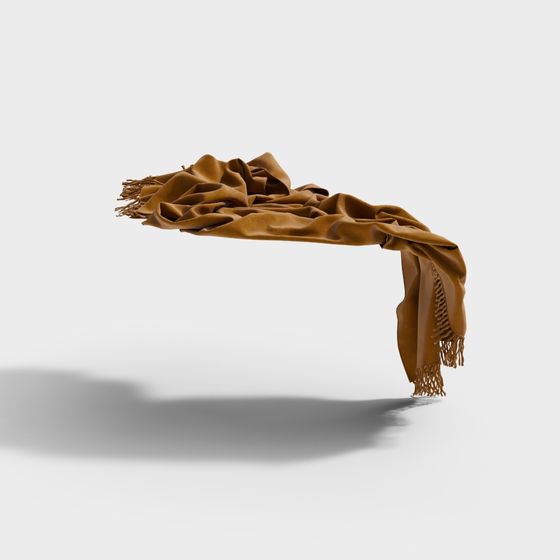 Tassel Scarf 3D model