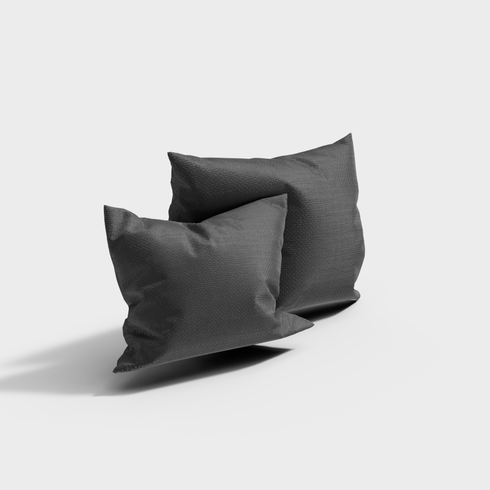 Graue Kissen