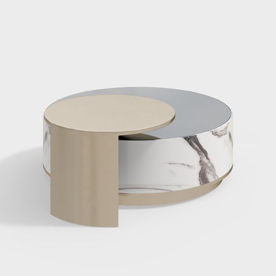 Elegant Round Table 3D model for Modern Interiors