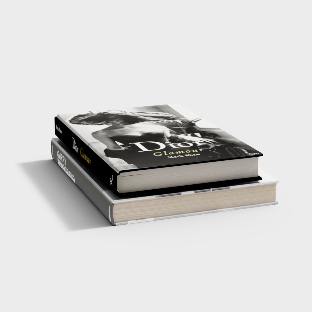 Dior Glamour 3D Model - Vintage Chic Design