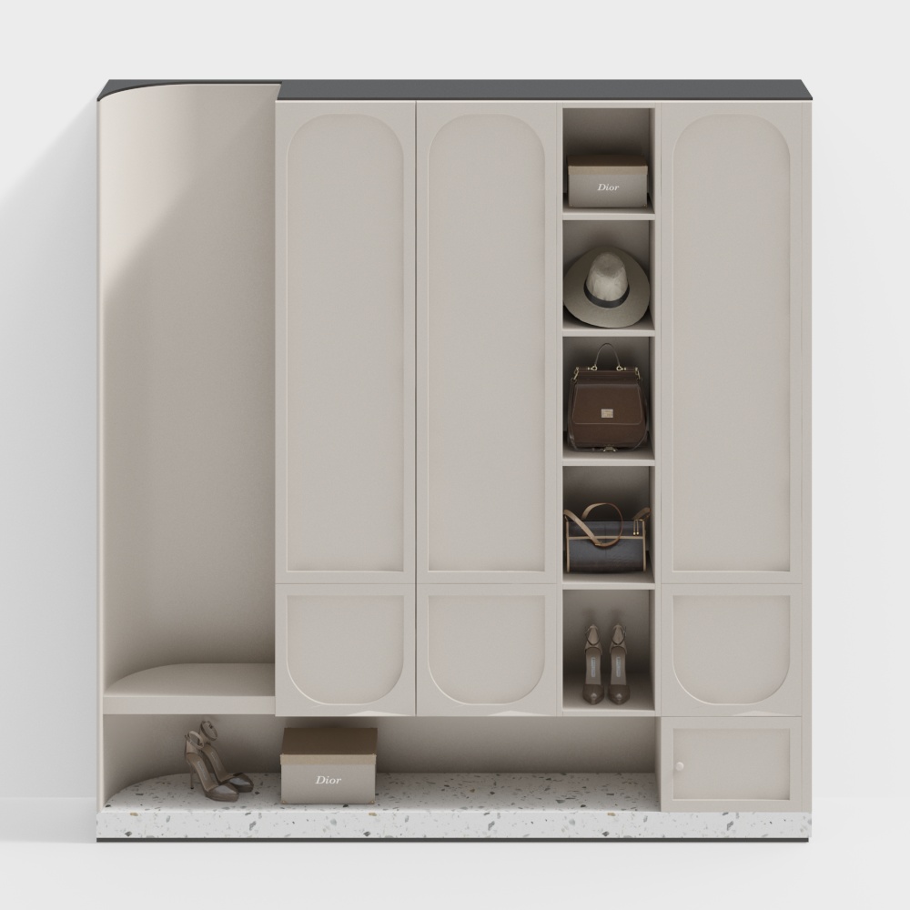 Lối vào phong cách kem Pháp