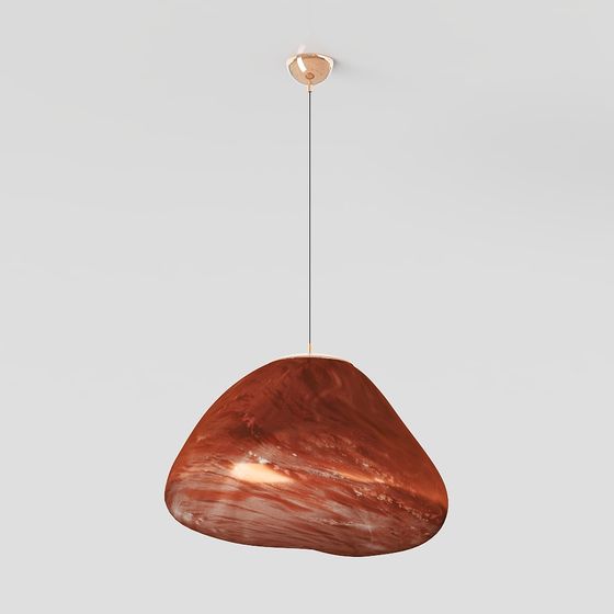 Unique Low-Polygon Chandelier 3D model