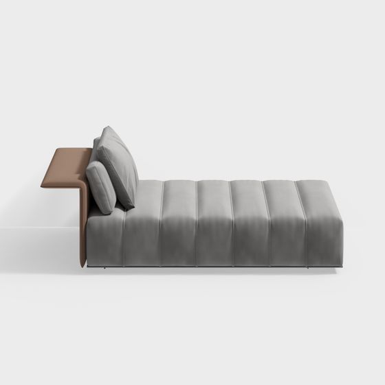 Stylish Low-Poly Sofa 3D model for Modern Interiors