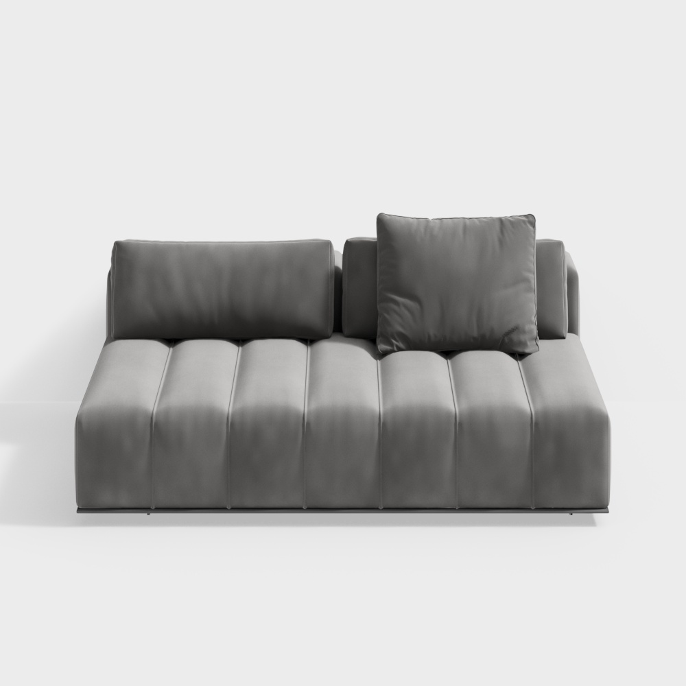 small gray sofa
