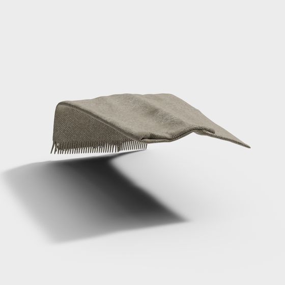 Vintage Wool Blanket 3D model