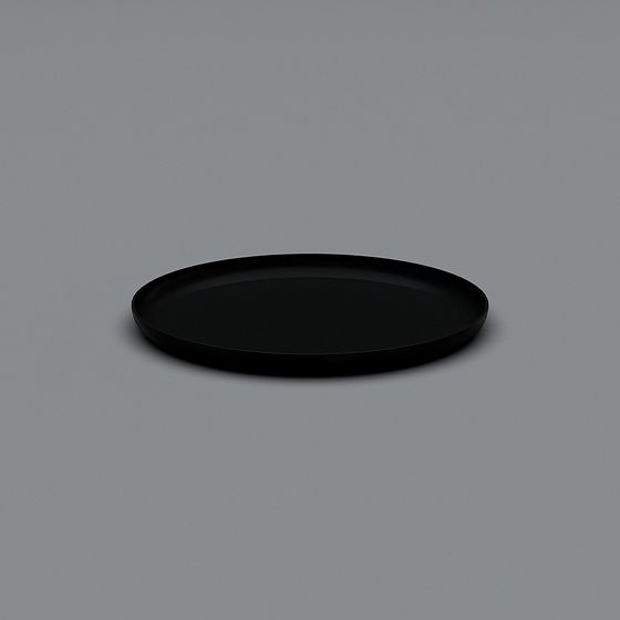 Minimalist Black Tray 3D model