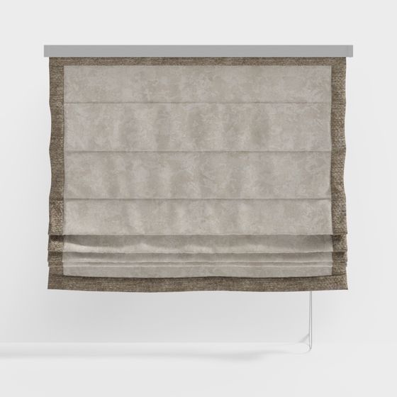 Low-Poly Curtain 3D model for Modern Interiors