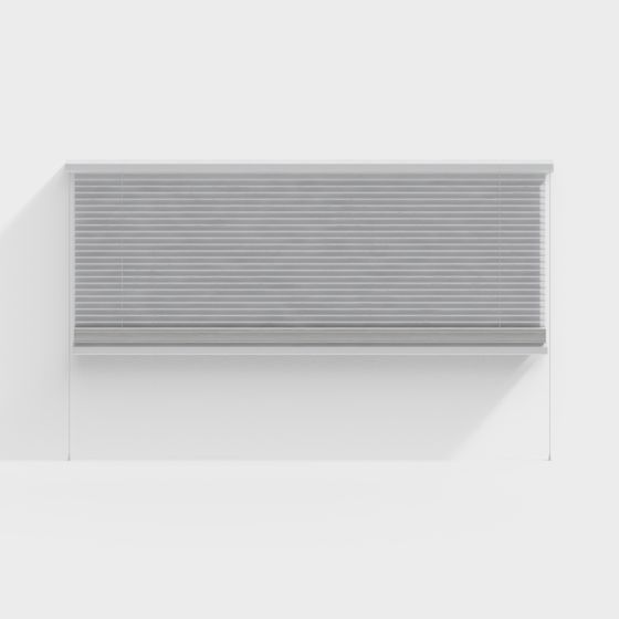 Stylish Louvered Window 3D model for Creative Projects