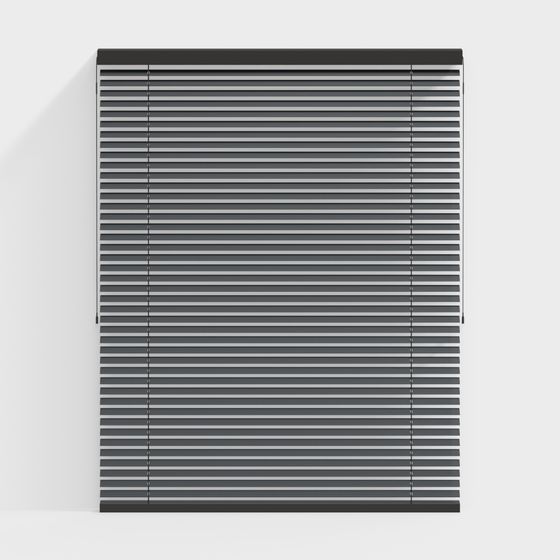 Stylish Low-Polygon Blinds 3D Model for Modern Interiors