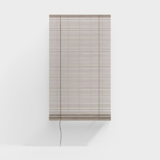 Minimalist Beige Shutter 3D model