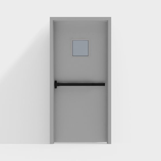 Industrial Style Door 3D model