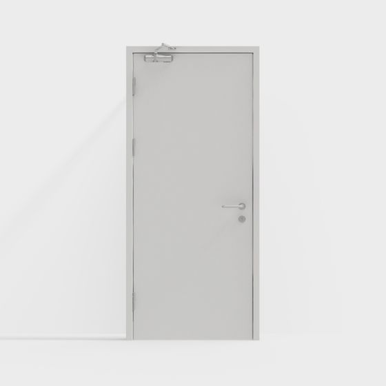 Industrial Style Metal Door 3D model