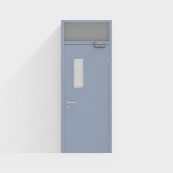 Stylish Blue Door 3D Model for Creative Projects