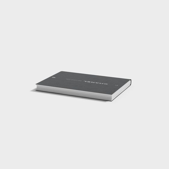 Stylish Minimalist Notebook 3D model