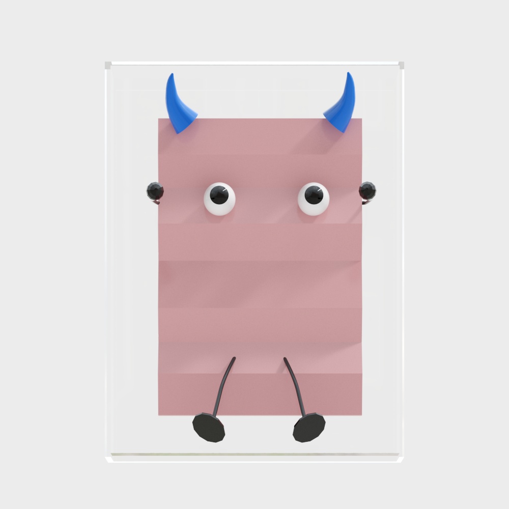 Modern Plush Monster Wall Decor Pendant