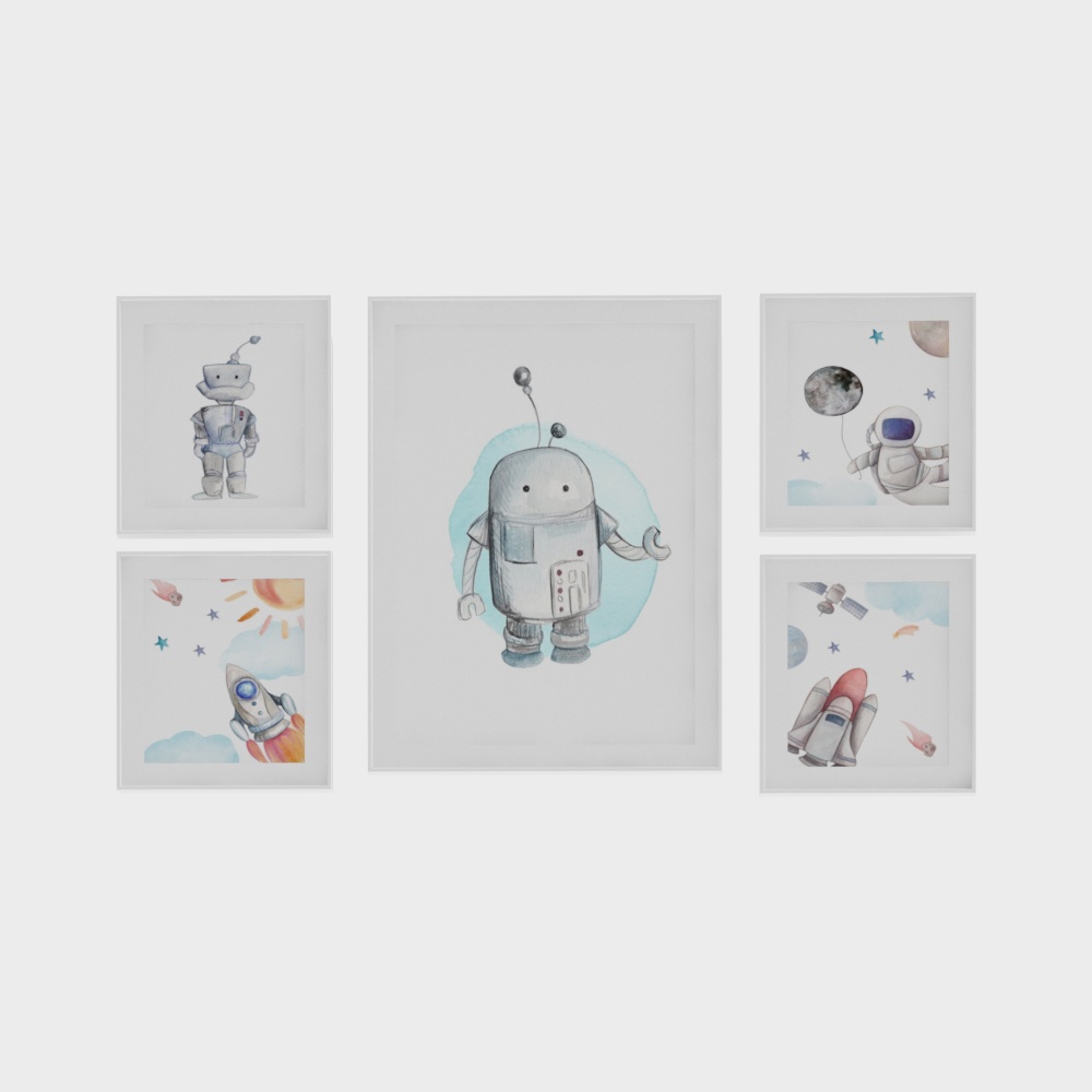 Space Robot 3D model for Futuristic Adventures