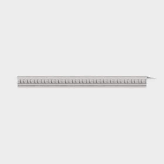 Classic Decorative Trim Low Polygon 3D model for Creative Designs