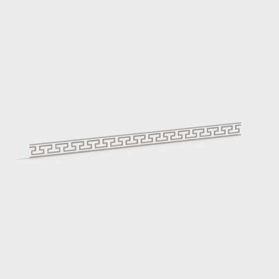 Greek Key Decorative Trim 3D model