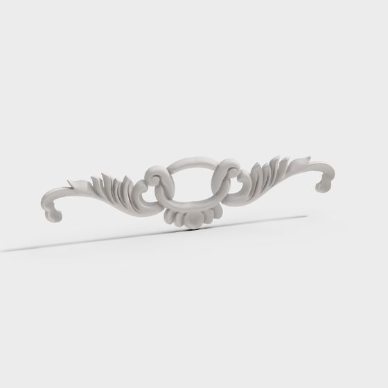 Vintage Scroll 3D model